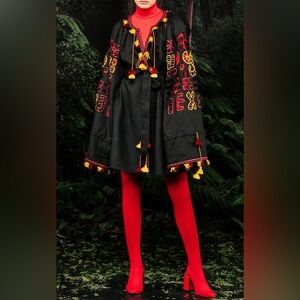 March 11 Kuba Linen Openwork Mini Dress Size S